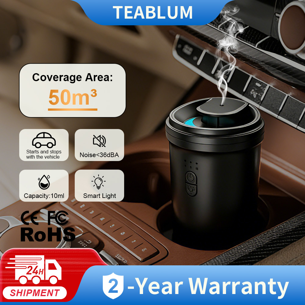 Car Vent Diffuser - TEABLUM Car Diffuser Humidifier Auto Air
