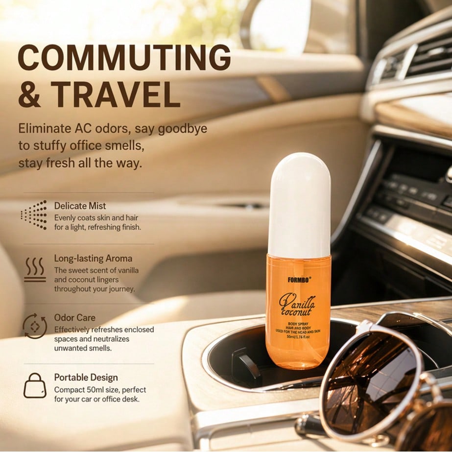 Home Fragrance Vanilla - FORMBO 1 Bottle/50ml Beach Series Vanilla