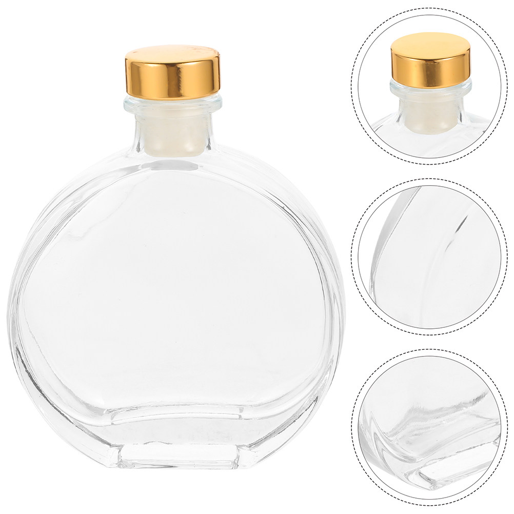 Home Fragrance Diffuser - 1Set Refillable Aromatherapy Glass Bottle Essential
