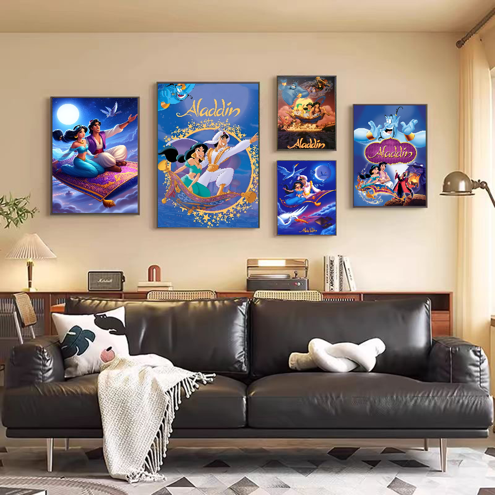 Home Fragrance Jasmine - 1pc frameless Canvas Painting Amine Aladdin