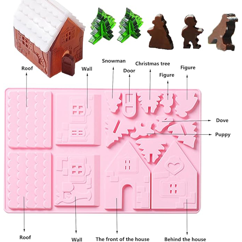 1PC Christmas House Building b - Home Fragrance Gingerbread recension och pris