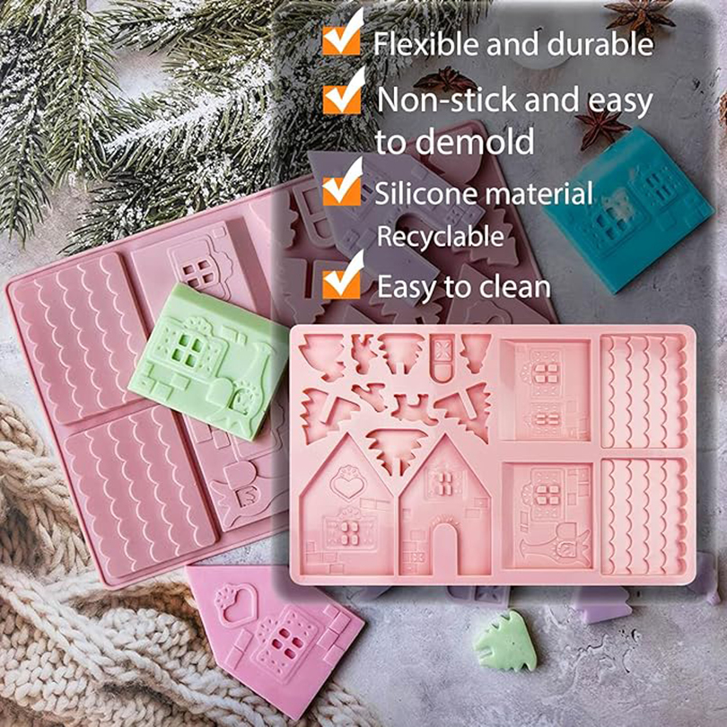 1PC Christmas House Building b - Home Fragrance Gingerbread recension och pris