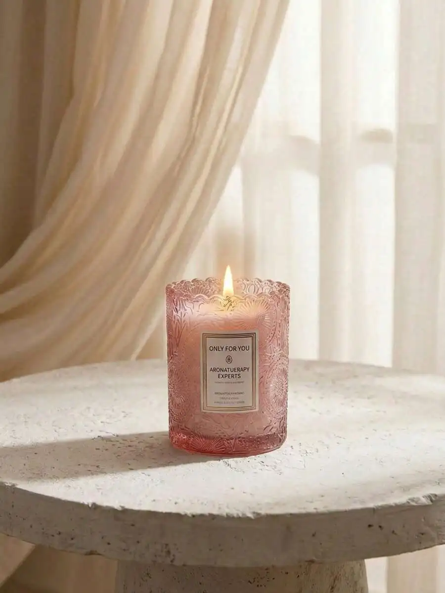 Natural Soy Wax Scented Candle - Home Fragrance Long Lasting recension och pris