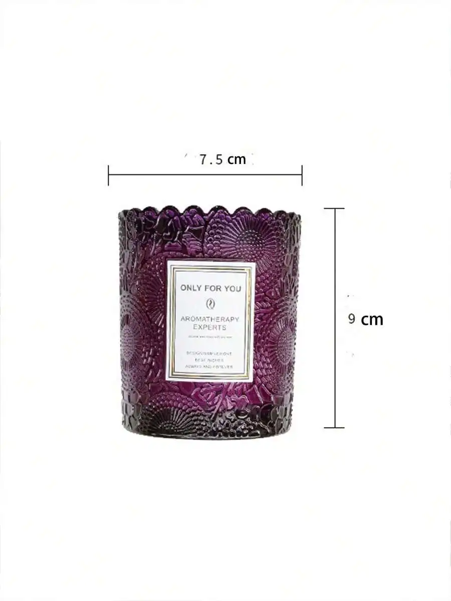 Natural Soy Wax Scented Candle - Home Fragrance Long Lasting recension och pris