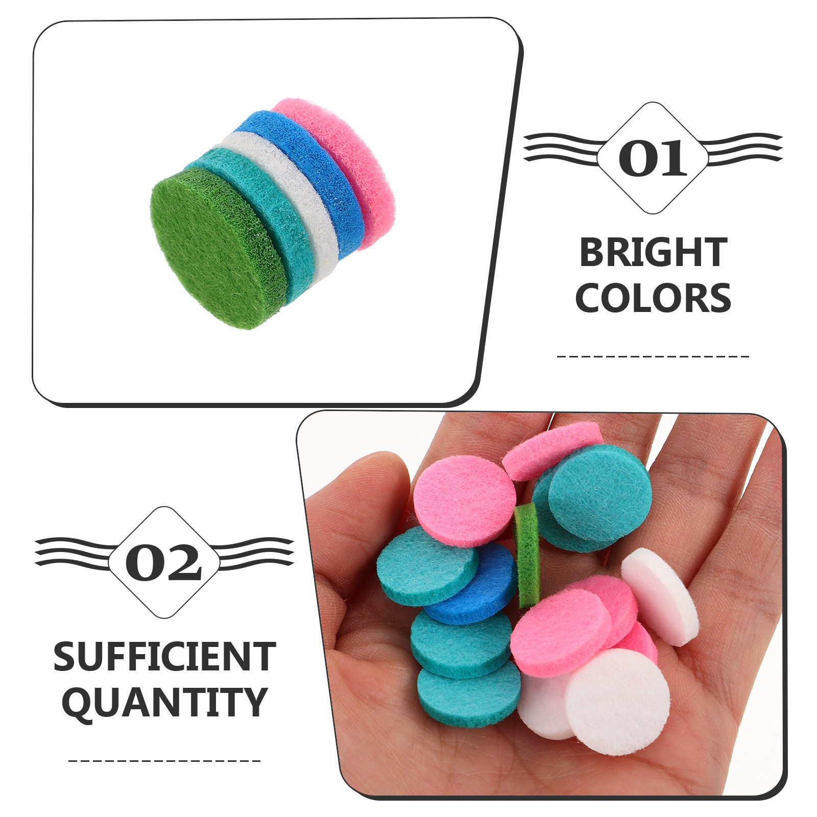50Pcs Essential Oil Fiber Cott - Car Vent Diffuser recension och pris