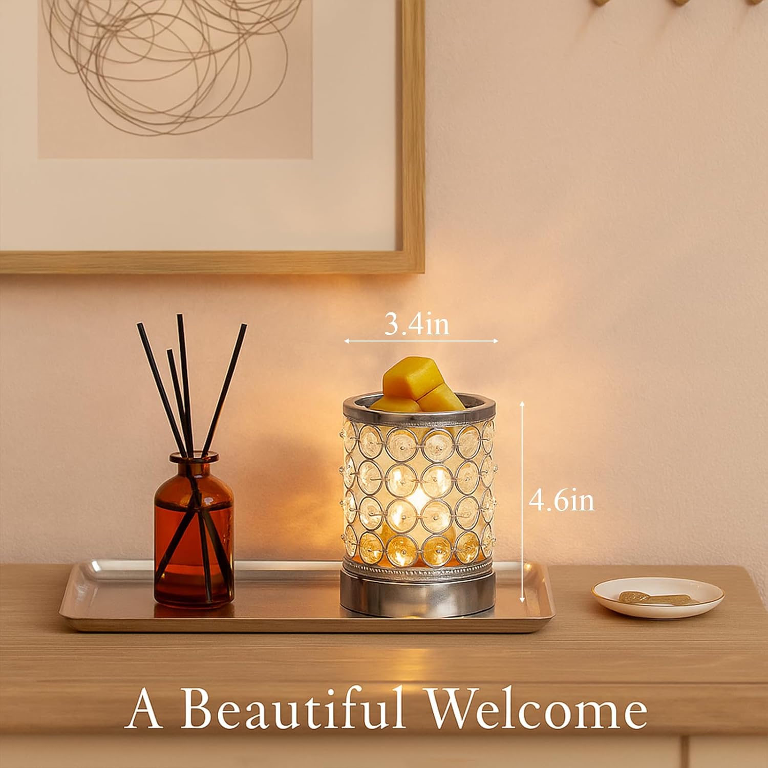 Electric Crystal Wax Melt Warm - Home Fragrance Long Lasting recension och pris
