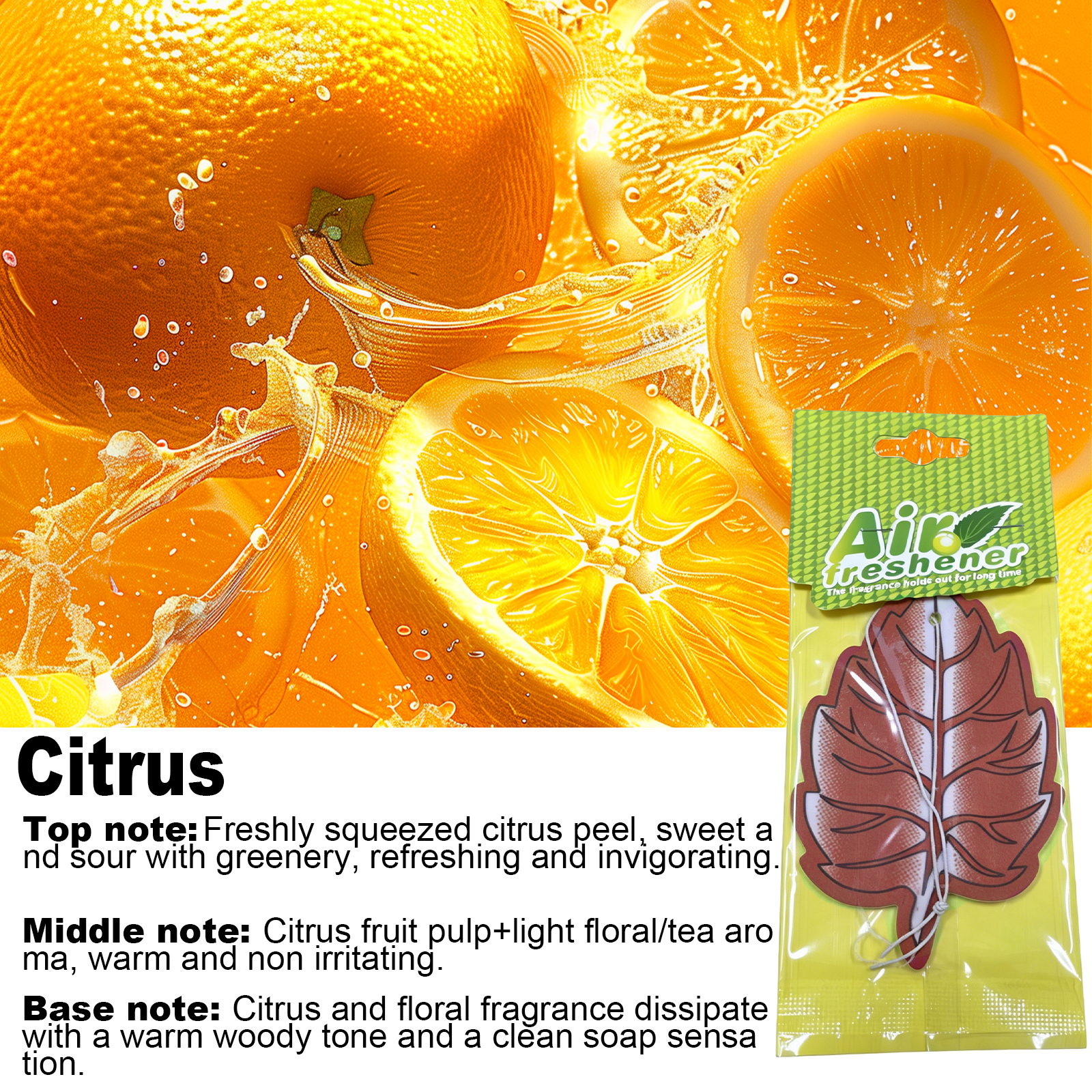 5/10/20 pcs Citrus Scent Car A - Home Fragrance Long Lasting recension och pris