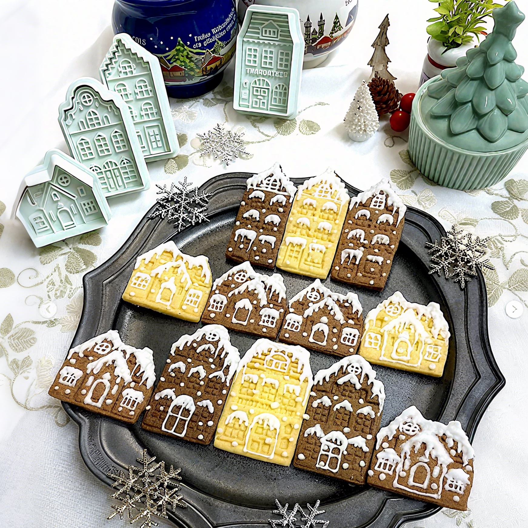 4Pcs Christmas Gingerbread Hou - Home Fragrance Gingerbread recension och pris