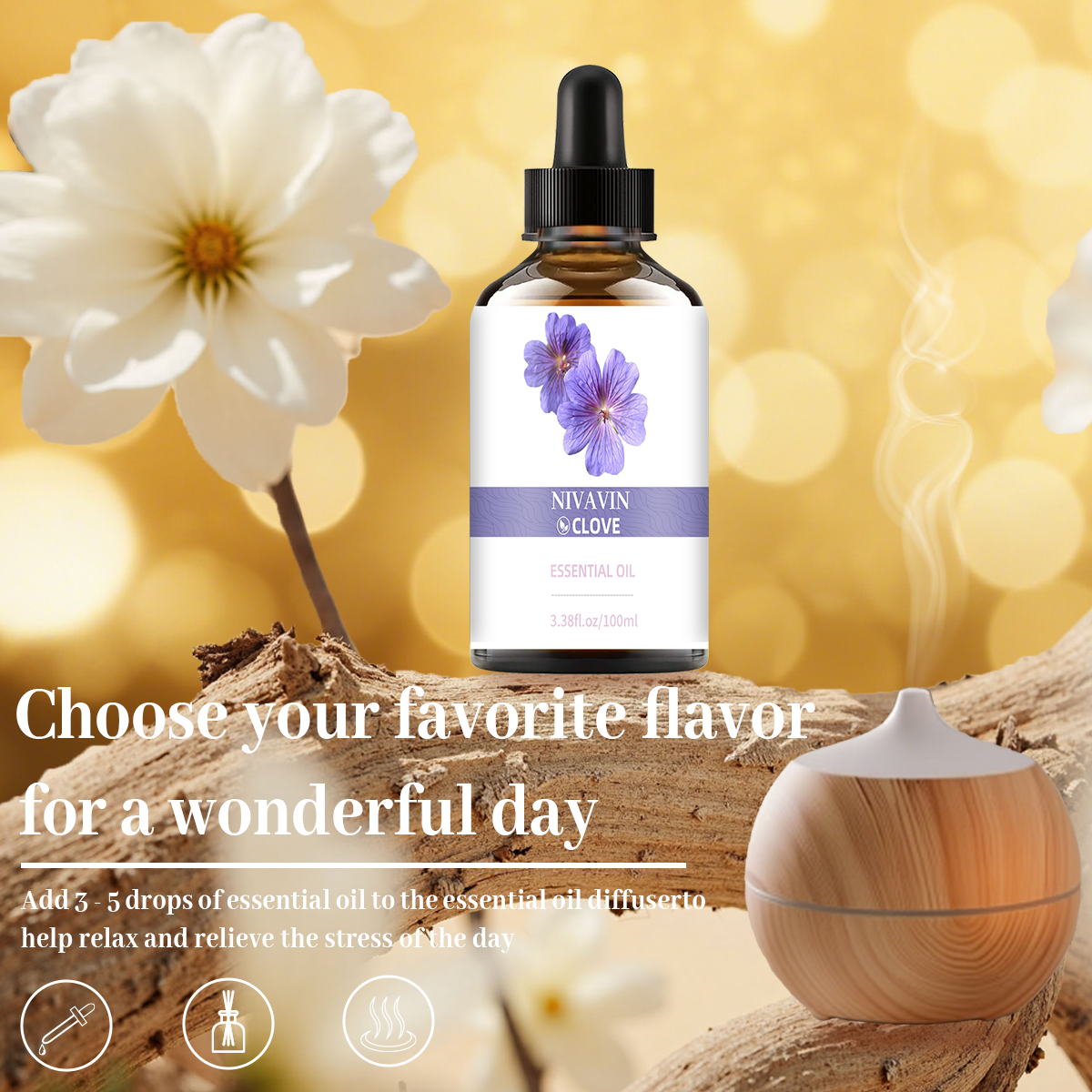 NIVAVIN 30ml/60ml/00ml Clove e - Home Fragrance Co recension och pris