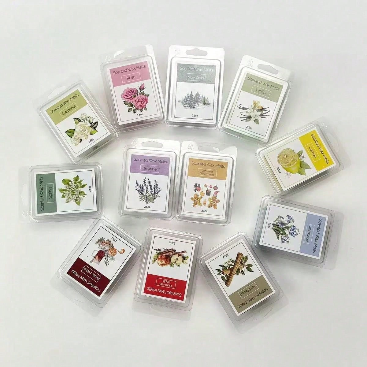 Scented Wax Melts Set, 8 Assor - Home Fragrance Vanilla recension och pris