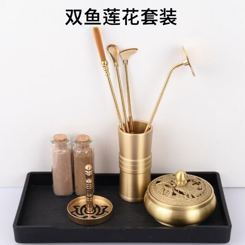 Pure Copper Incense Holder Set - Xmas Home Fragrance recension och pris