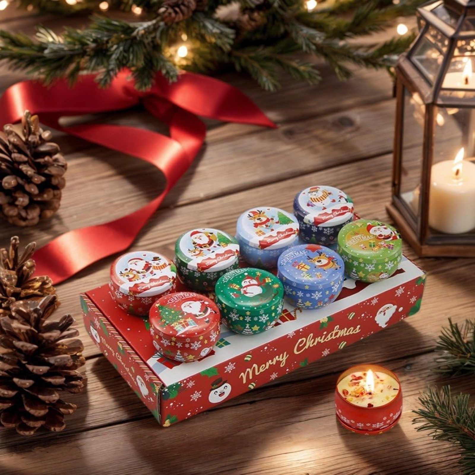 Soy Wax Christmas Scented Cand - Xmas Home Fragrance recension och pris