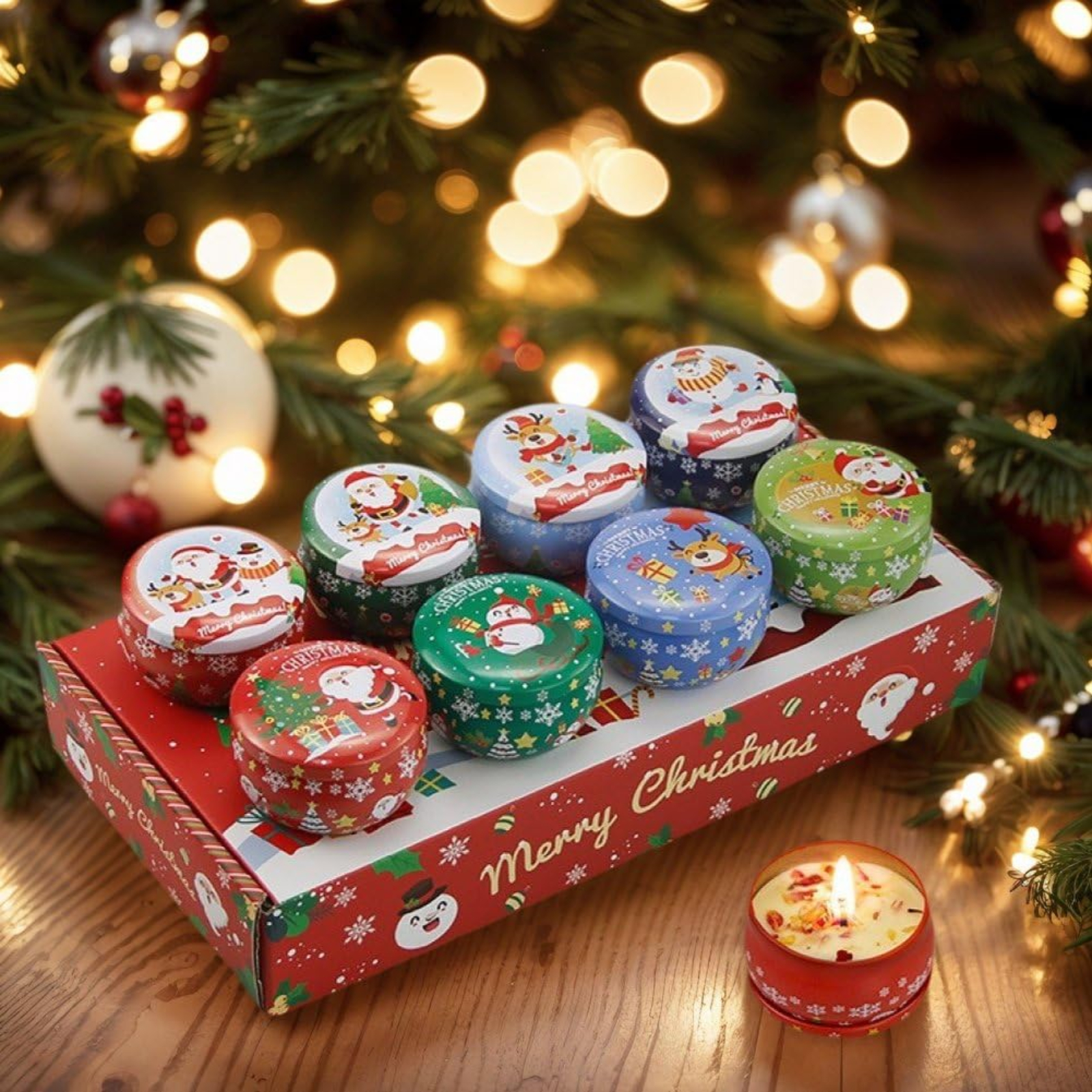 Soy Wax Christmas Scented Cand - Xmas Home Fragrance recension och pris