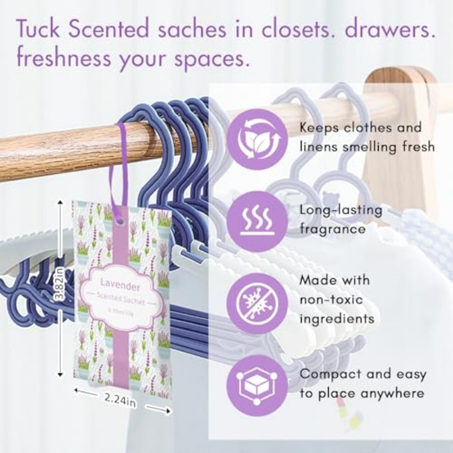 Sachets for Drawers and Closet - Home Fragrance Long Lasting recension och pris