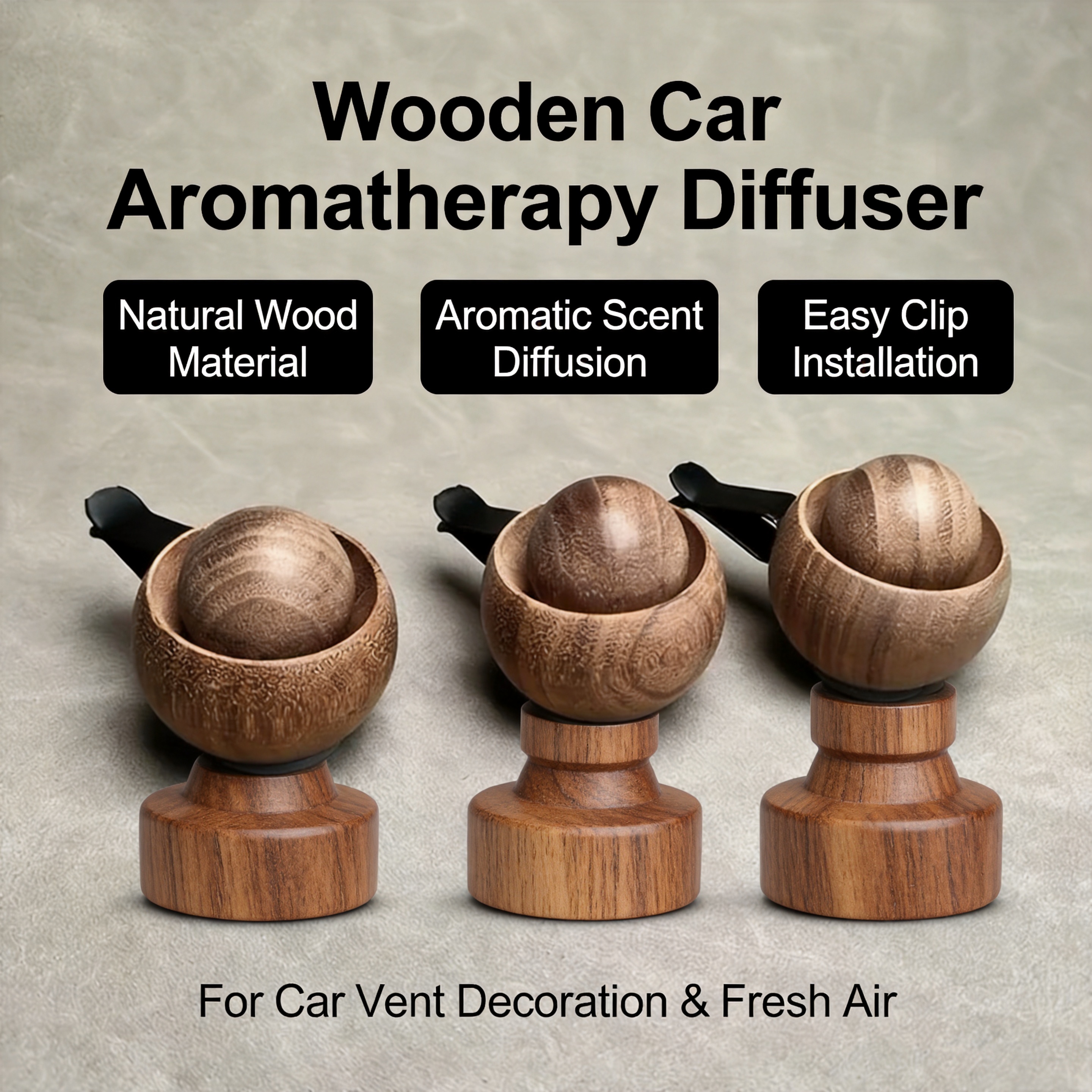 Wooden Essential Oil Diffuser  - Home Fragrance Miniso recension och pris