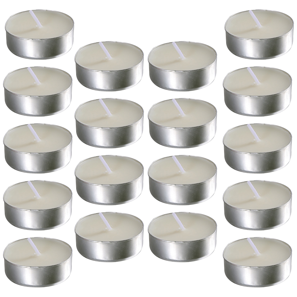 50 Pcs Round White Small Candl - Home Fragrance Vanilla recension och pris