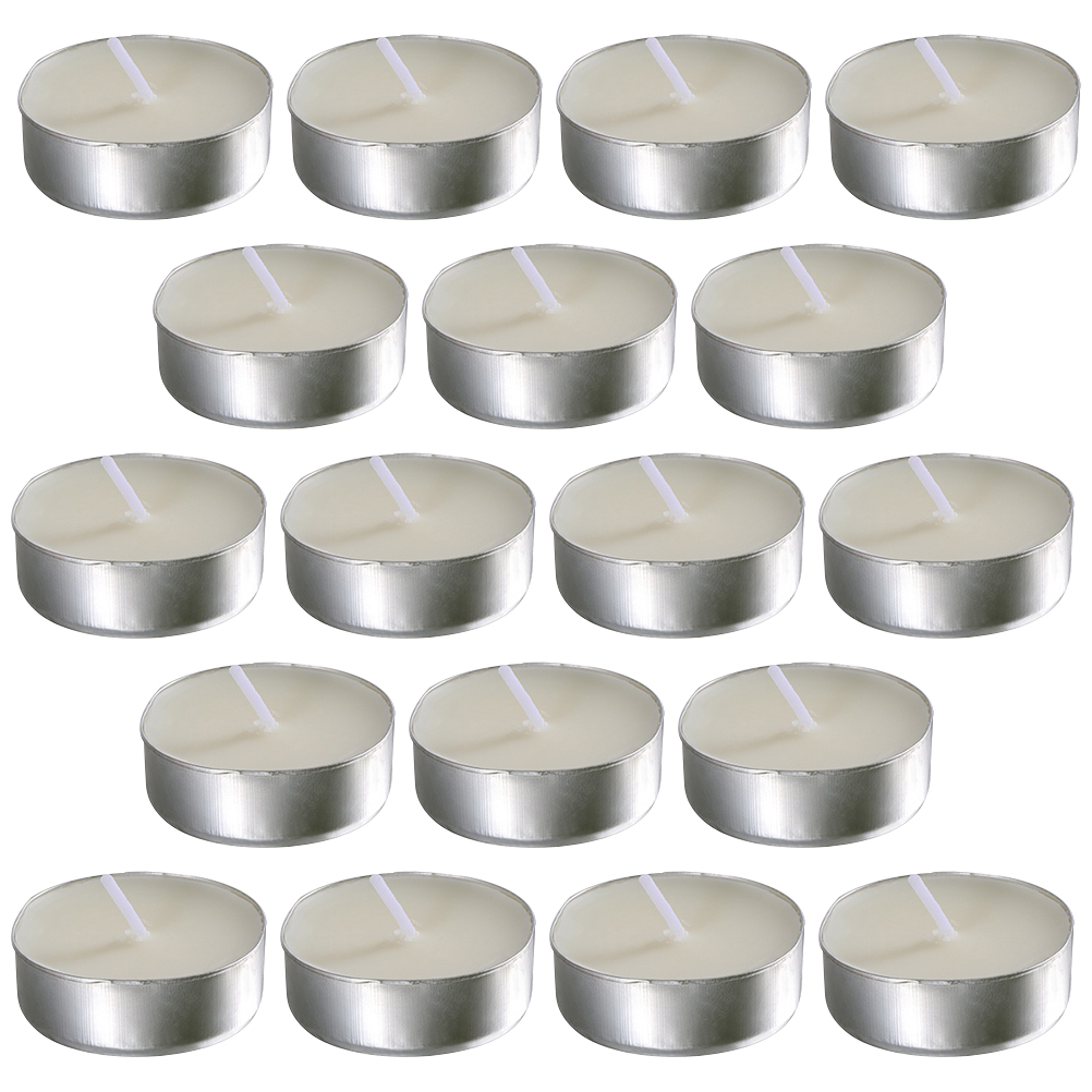 50 Pcs Round White Small Candl - Home Fragrance Vanilla recension och pris