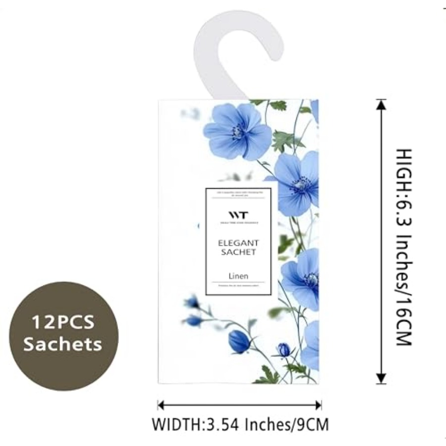 12 Packs Large-Bag Scented Sac - Home Fragrance Long Lasting recension och pris