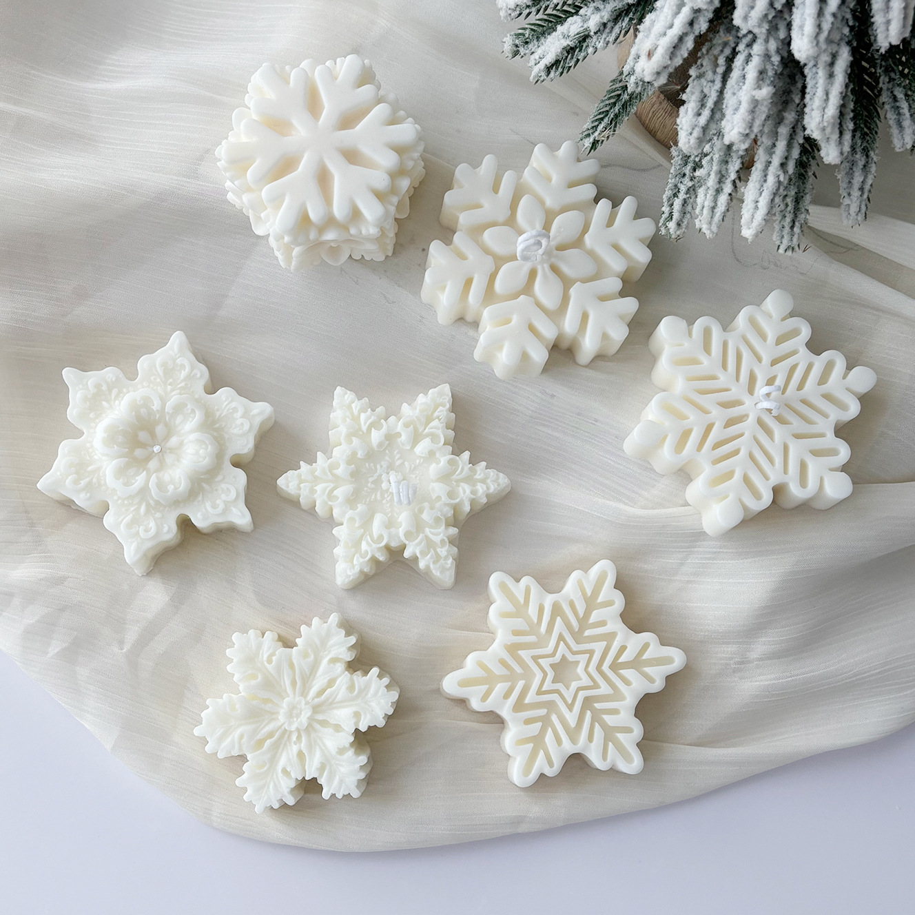 1Pc Christmas Snowflake Scente - Home Fragrance Vanilla recension och pris