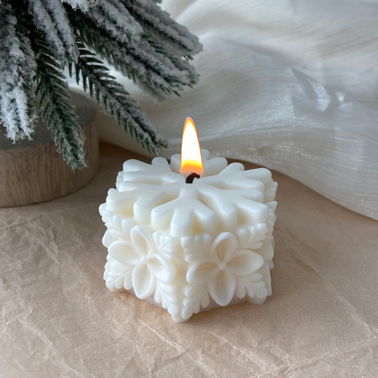 1Pc Christmas Snowflake Scente - Home Fragrance Vanilla recension och pris