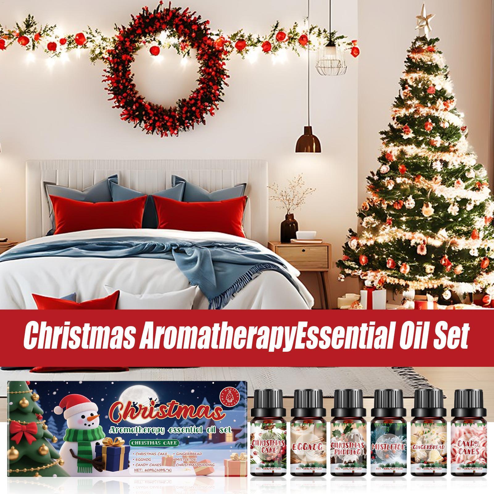 6 Pcs Christmas Fragrance Oils - Xmas Home Fragrance recension och pris
