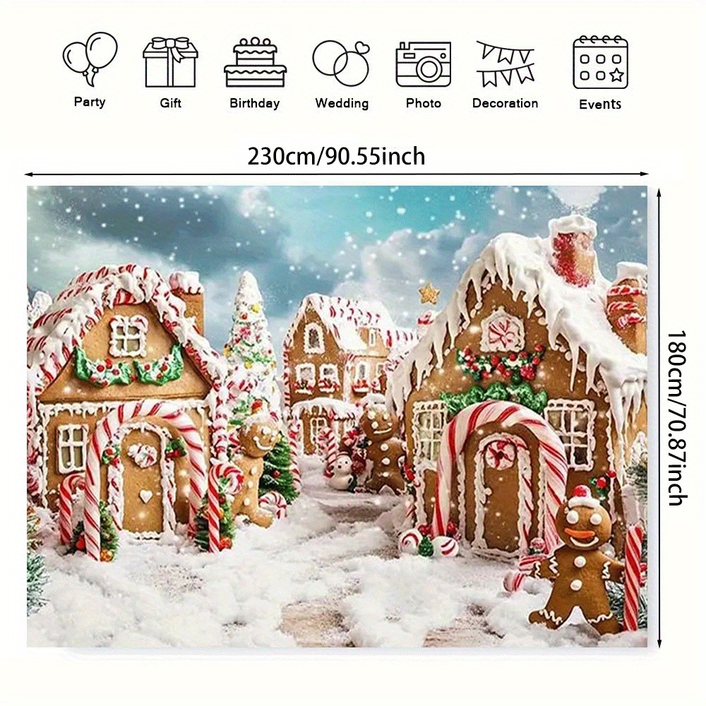 1pc Christmas Gingerbread Vill - Home Fragrance Gingerbread recension och pris