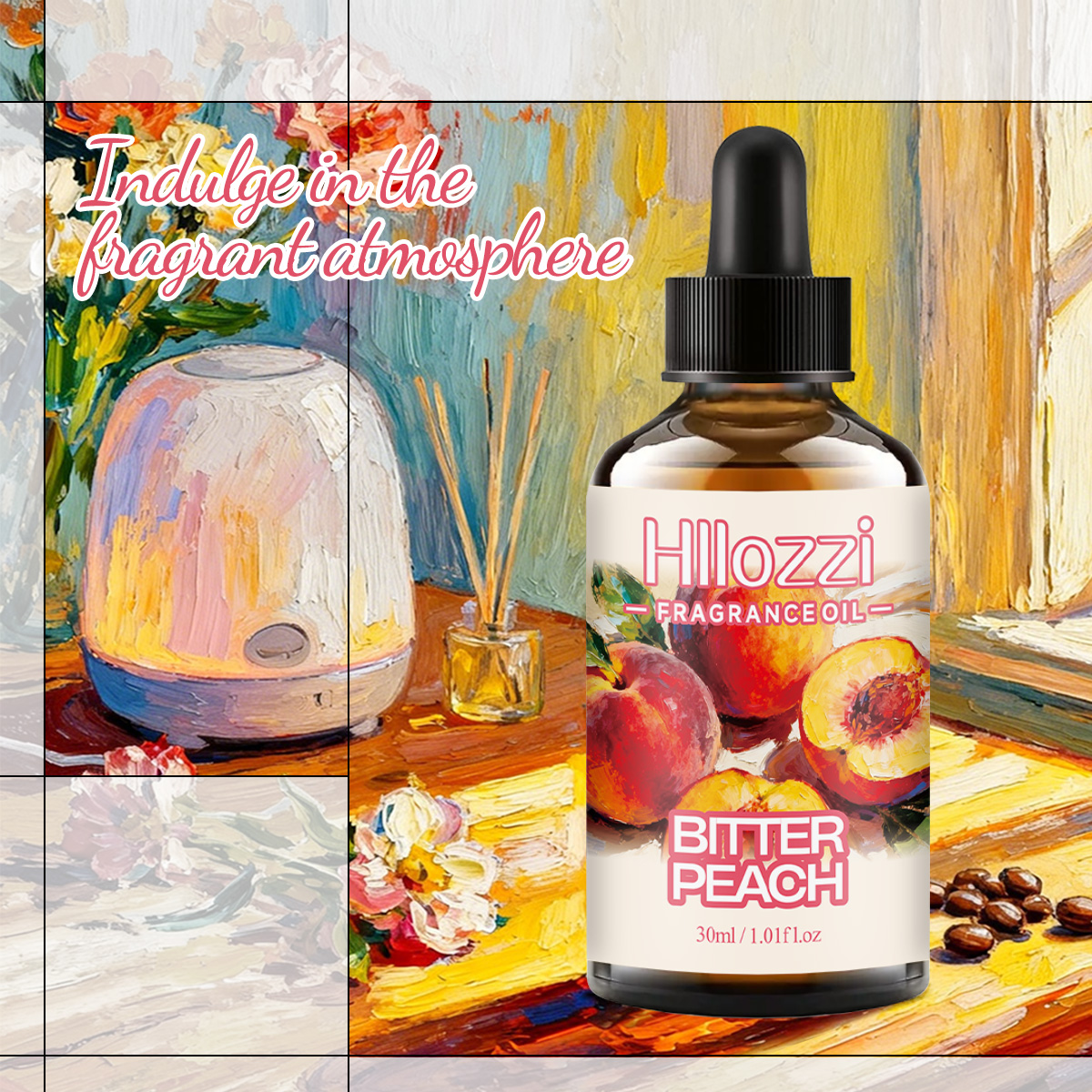 BITTER PEACH FRAGRANCE OIL Sui - Home Fragrance Co recension och pris