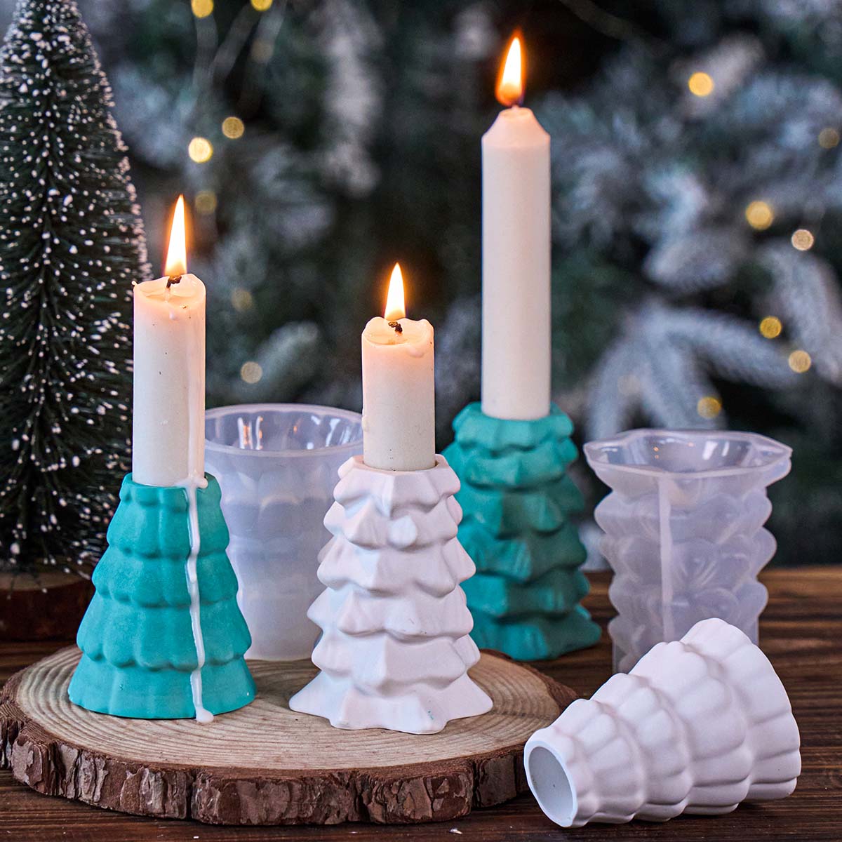 DIY Christmas Tree Candle Hold - Xmas Home Fragrance recension och pris