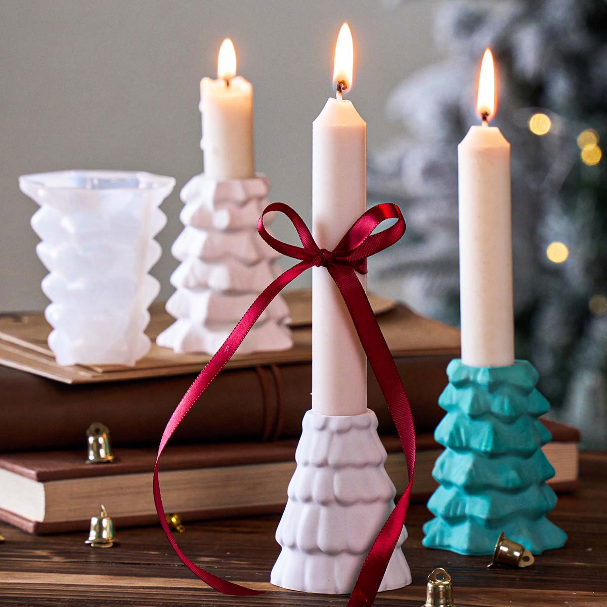 DIY Christmas Tree Candle Hold - Xmas Home Fragrance recension och pris