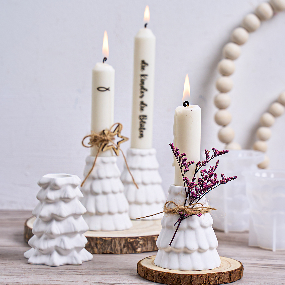 DIY Christmas Tree Candle Hold - Xmas Home Fragrance recension och pris