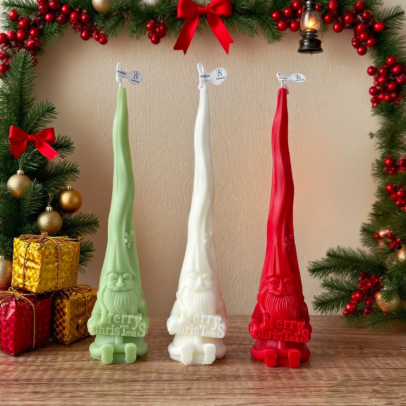 1Pc Christmas Santa Claus Scen - Xmas Home Fragrance recension och pris