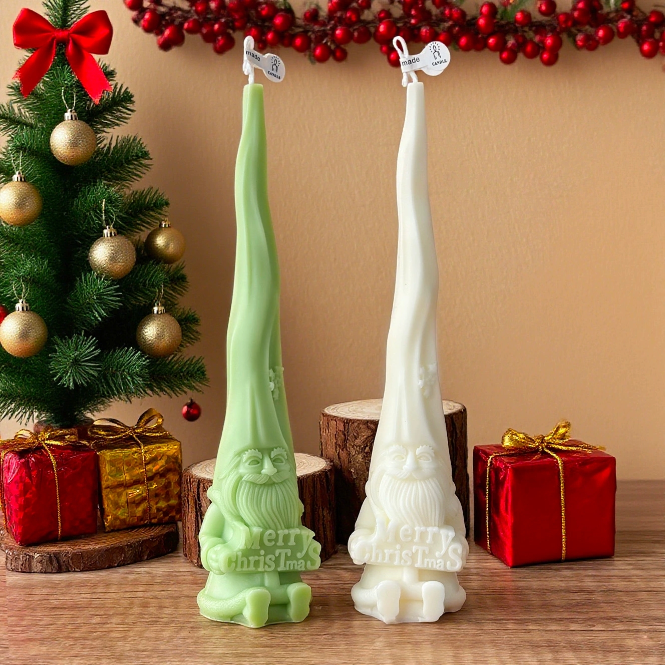 1Pc Christmas Santa Claus Scen - Xmas Home Fragrance recension och pris