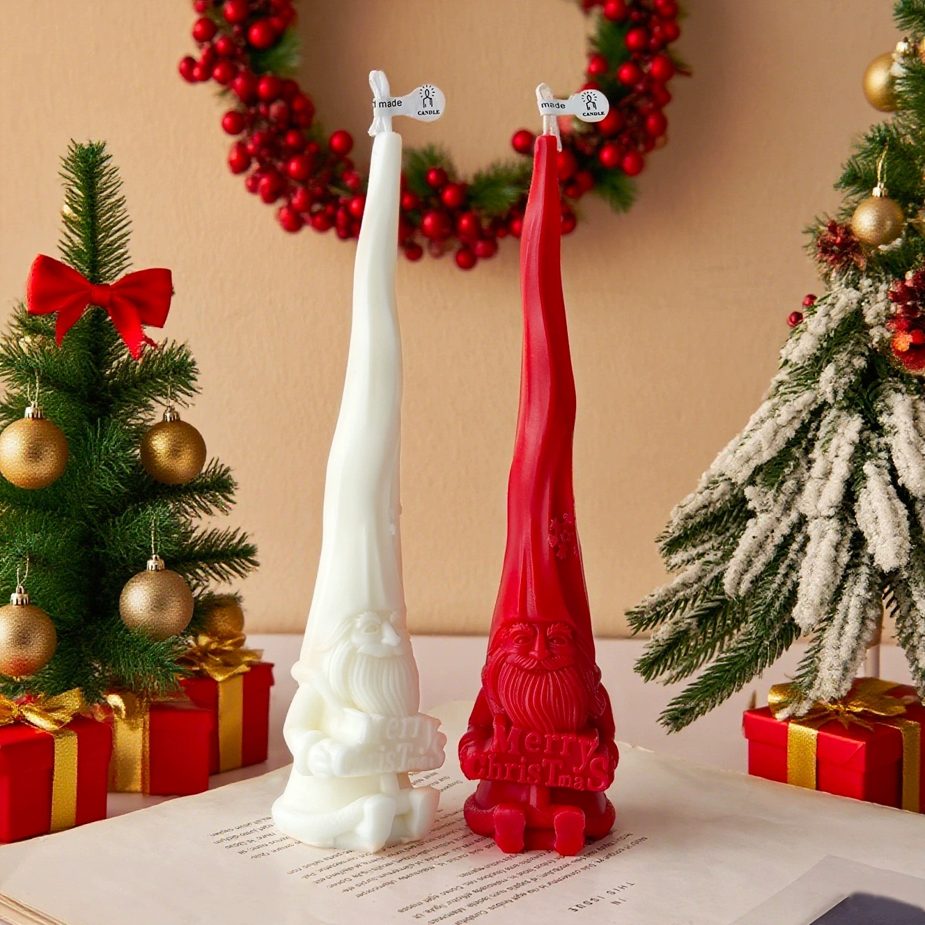 1Pc Christmas Santa Claus Scen - Xmas Home Fragrance recension och pris