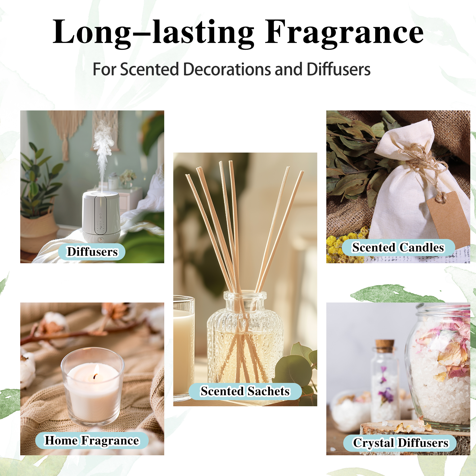 30ml 100ml Pure Natural Essent - Home Fragrance Jasmine recension och pris