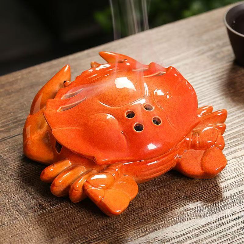 Funny Crab Shaped Incense Stov - Xmas Home Fragrance recension och pris