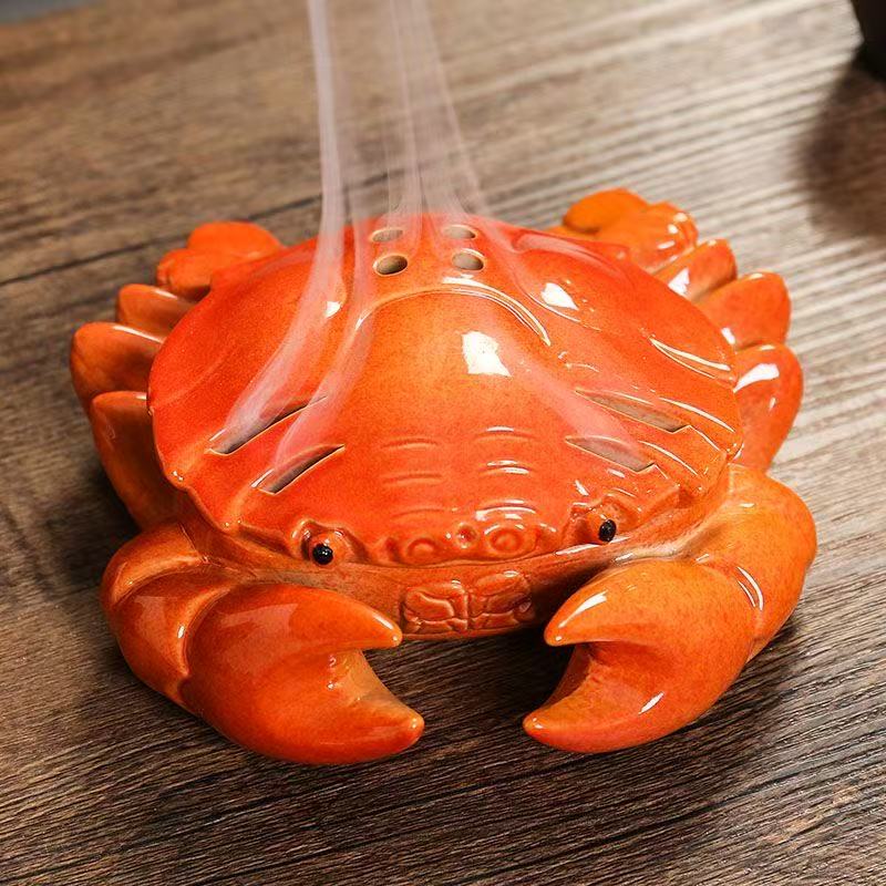 Funny Crab Shaped Incense Stov - Xmas Home Fragrance recension och pris