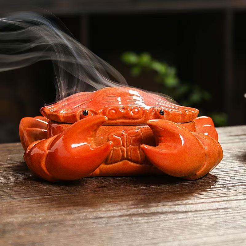 Funny Crab Shaped Incense Stov - Xmas Home Fragrance recension och pris