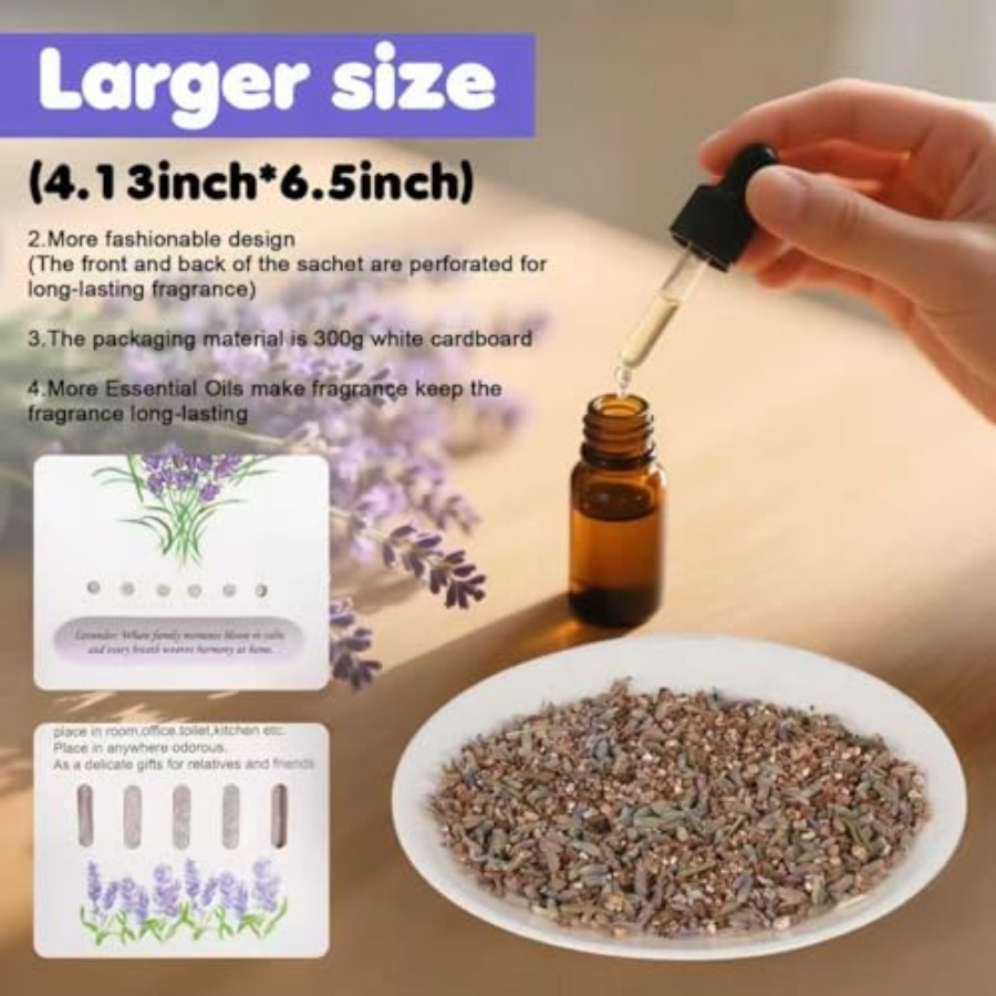 Aryiten 8 Packs Large Linen Sc - Home Fragrance Long Lasting recension och pris