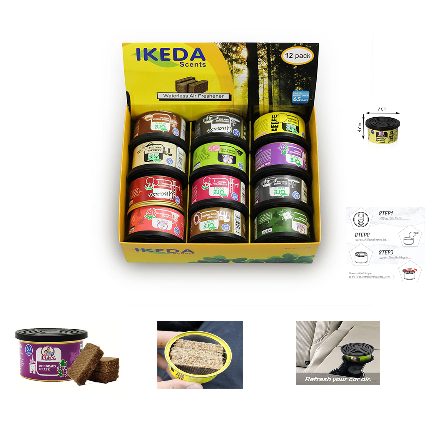 Car Air Fresheners:  Lemon Sce - Home Fragrance Long Lasting recension och pris