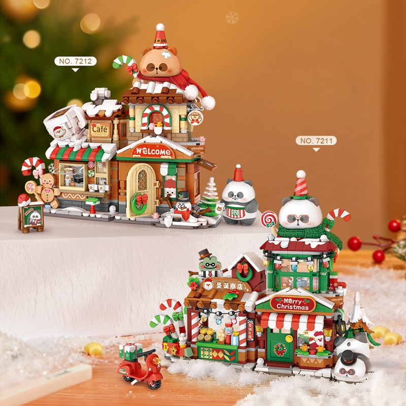 LOZ Christmas building blocks  - Home Fragrance Gingerbread recension och pris