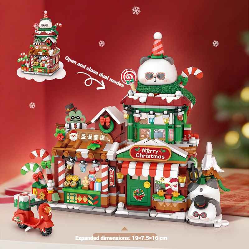 LOZ Christmas building blocks  - Home Fragrance Gingerbread recension och pris