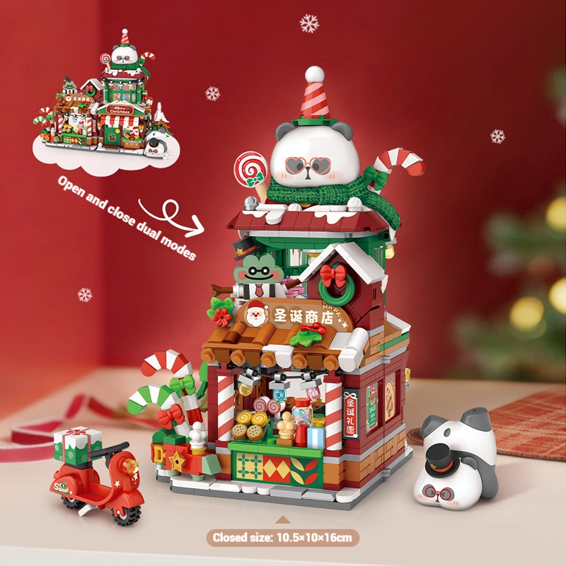 LOZ Christmas building blocks  - Home Fragrance Gingerbread recension och pris