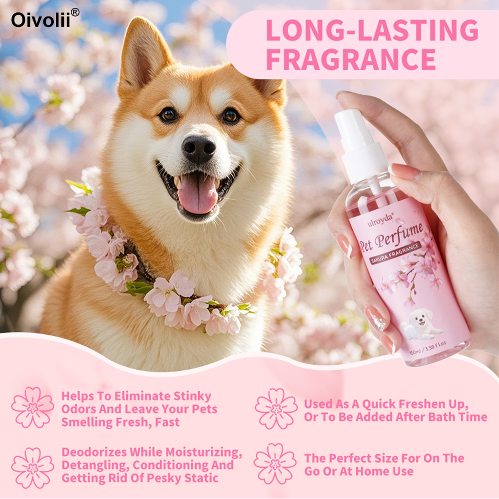 Sakura Pet Perfume Spray Long  - Home Fragrance Long Lasting recension och pris